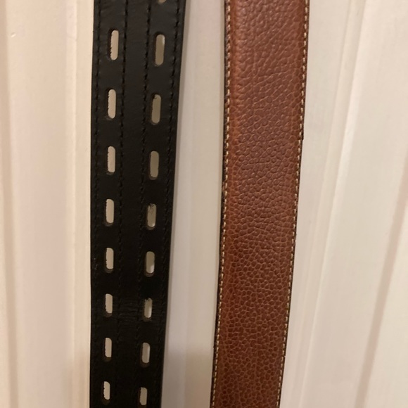 Men’s dress belts, 2 pack new belts. 1 brown, 1 black.you’re getting 2 belts - Picture 2 of 4